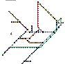 Optimierter U-Bahn-Plan von Sidney aus dem Computer